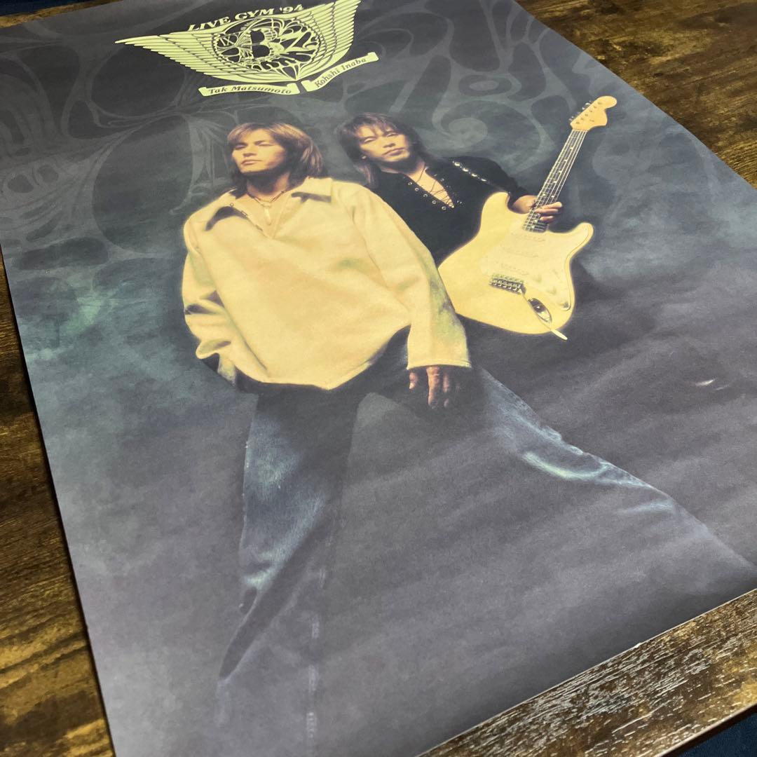 B'z LIVE GYM'94 『THE 9th BLUES 』 ポスター - メルカリ