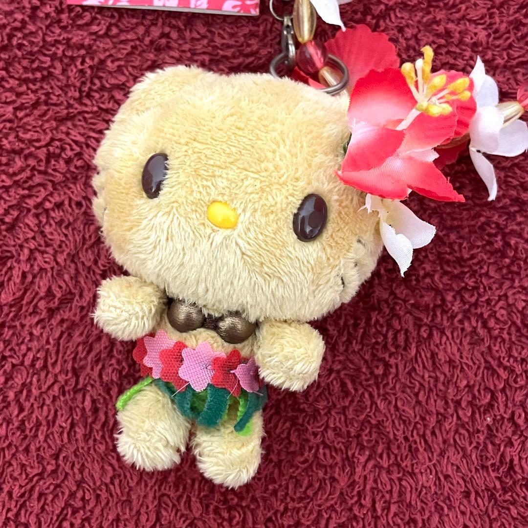 サンリオ ハローキティ 日焼け ハワイ ハイビスカス レイストラップ