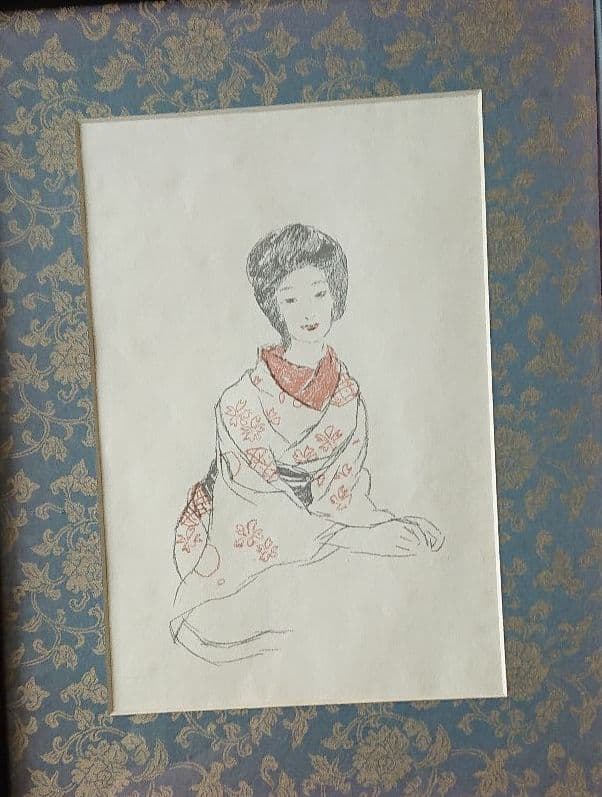 素描夢二の女