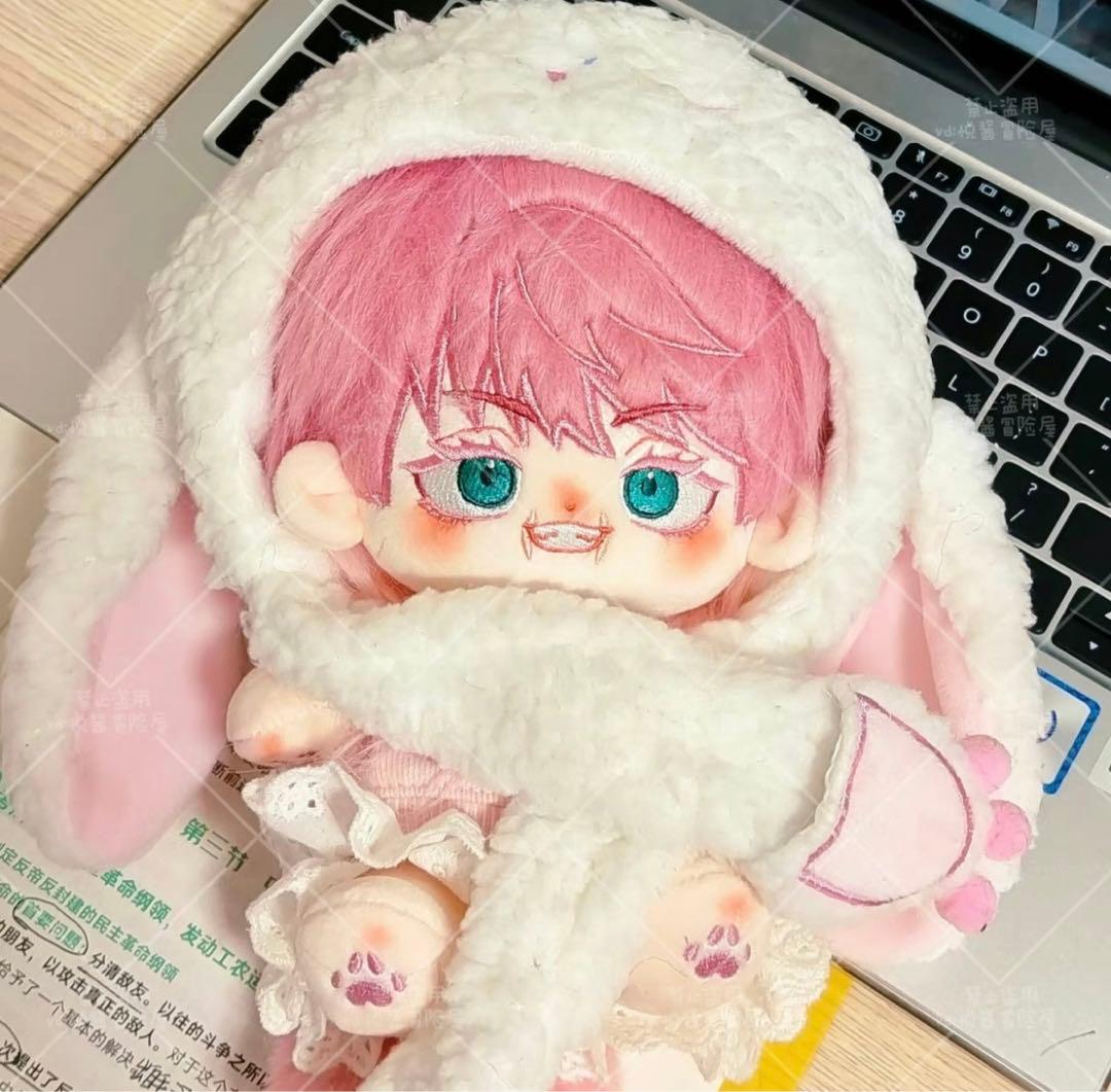 ピンク髪緑目》大人気な激レア可愛い着せ替えぬいぐるみ《20cm
