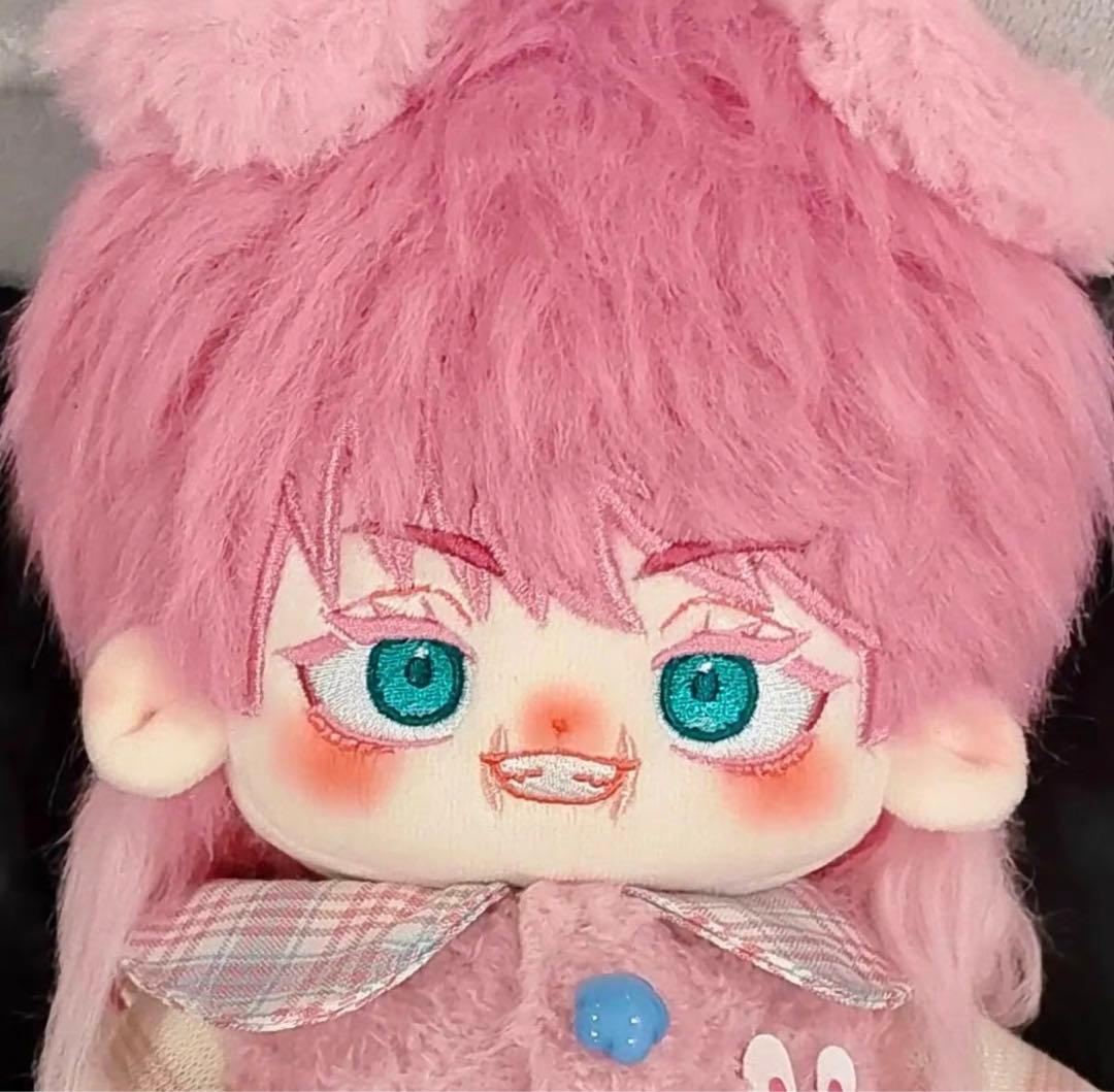 ピンク髪緑目》大人気な激レア可愛い着せ替えぬいぐるみ《20cm