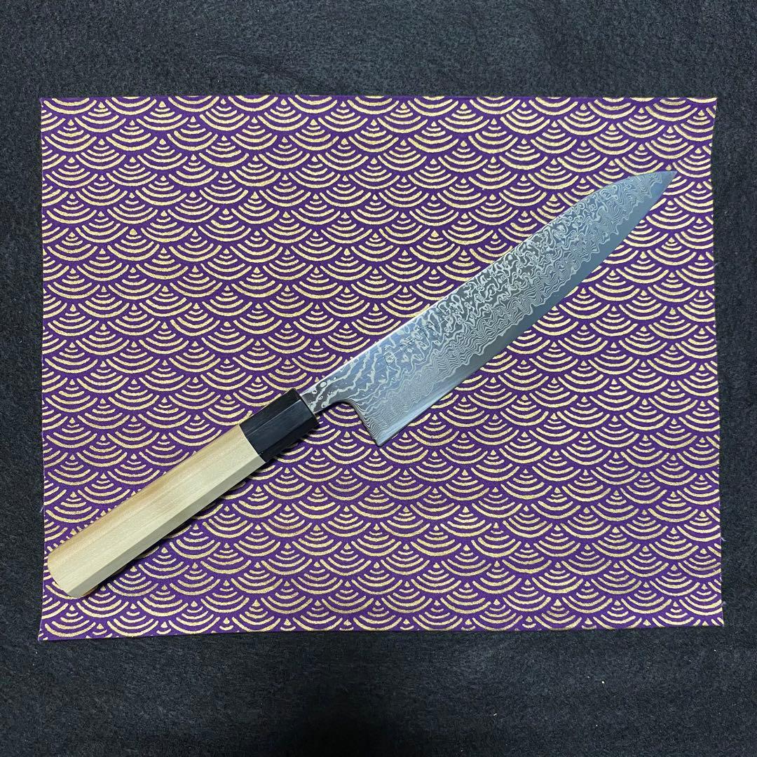 堺匠味正 プロ仕様 ダマスカス67層 牛刀 210mm 水牛八角柄 - メルカリ