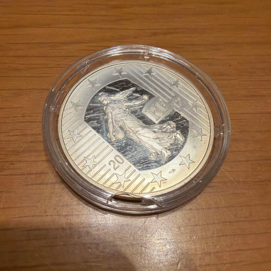 フランス造幣局 10ユーロ銀貨 2012 プルーフ 箱付 最終価格です - メルカリ