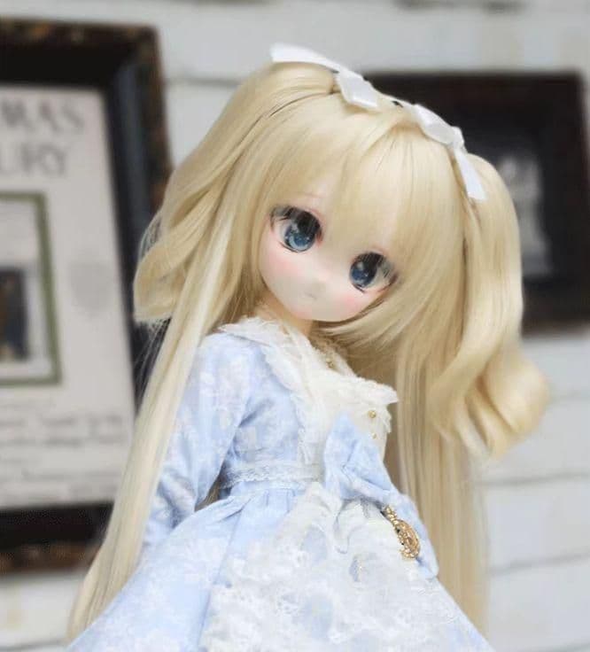 AX780 BJD 1/3 人形 ドール ウィッグ カツラ 耐熱 ハンドメイド - メルカリ
