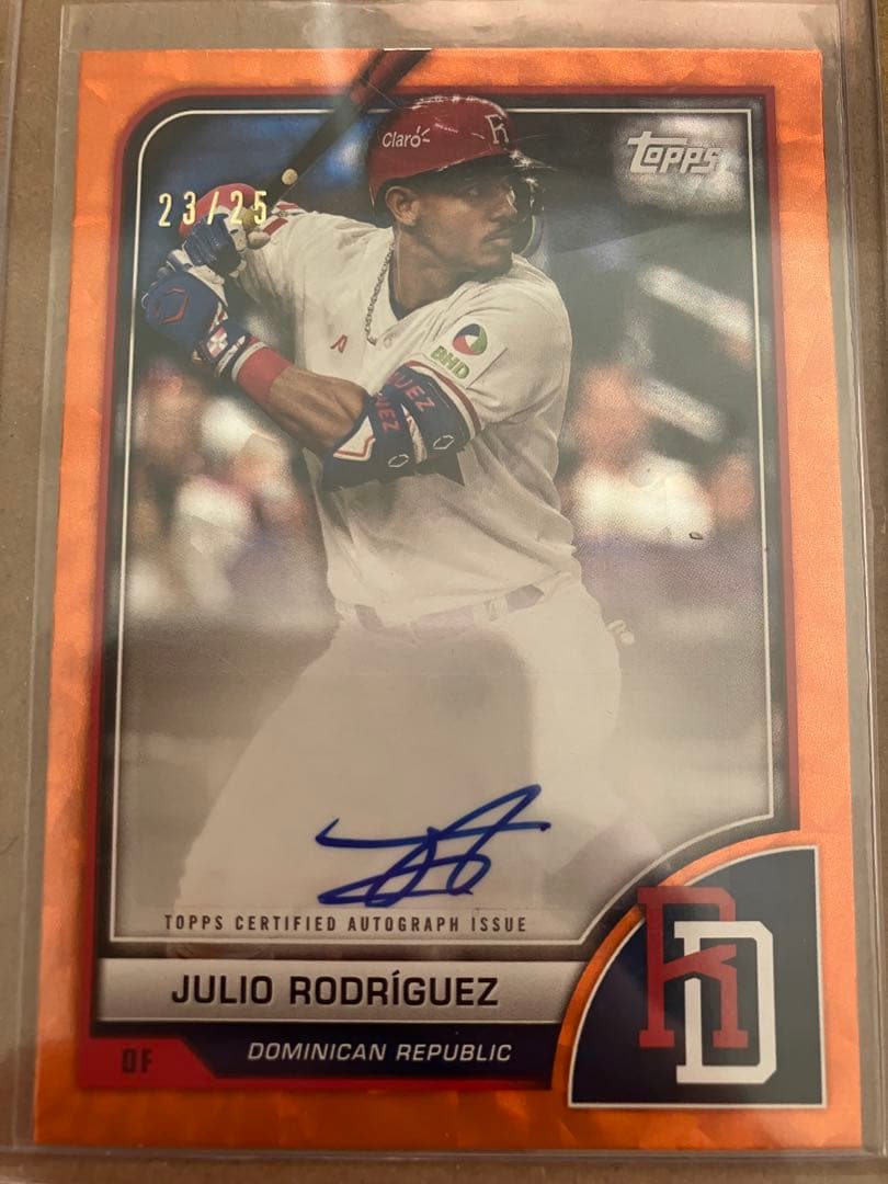 2023 Topps WBCフリオ・ロドリゲス サイン入りカード 25枚限定 - メルカリ