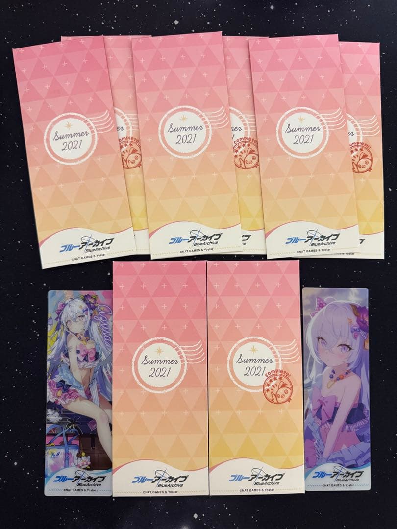 H*S様 ブルーアーカイブ 特製しおり 夏空のウィッシュリスト Twitterキ