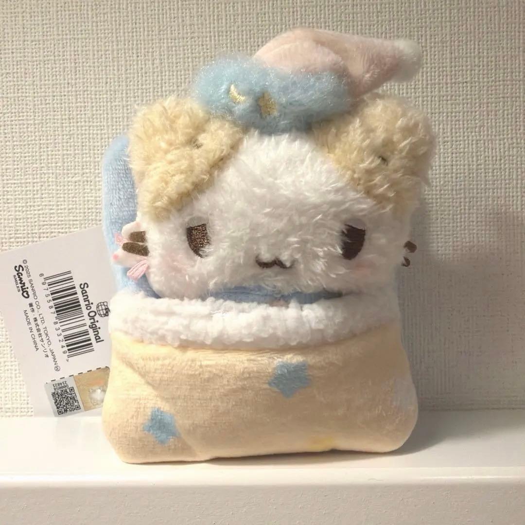中国限定Sanrio キーホルダー マシュマロみたいなふわふわにゃんこ