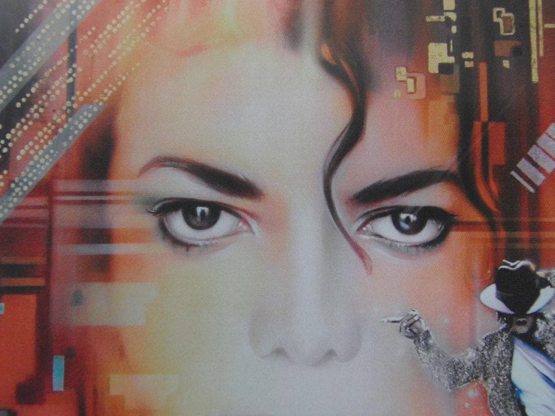 ネイト・ジョルジオ、【M.J.King of Pop】、希少な額装用画集より