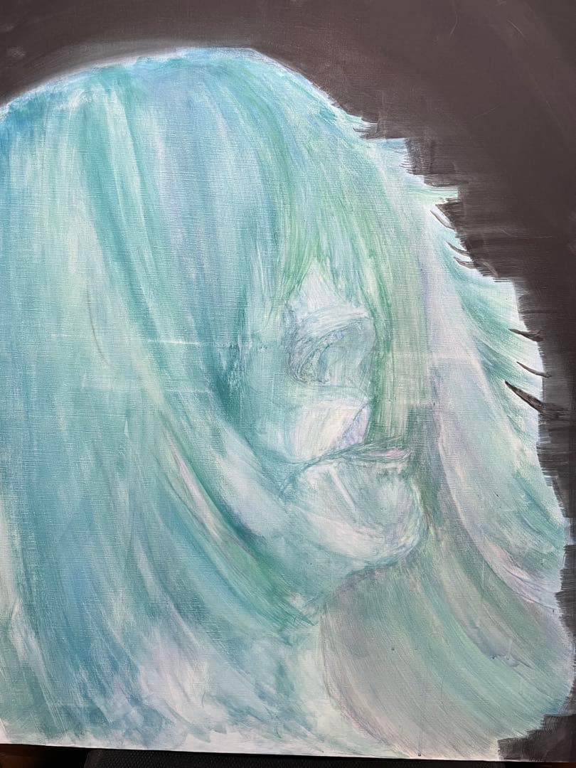 醜美 F30キャンバス　水彩画 nihil.imh