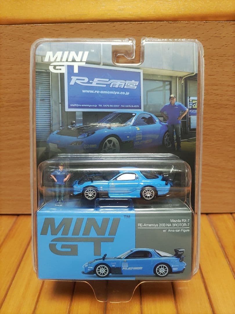 東京オートサロン限定MINI GT RE雨宮 RX-7 MINI GT 1/64 マツダ RX-7 (FD3S) 伊藤笑会零号機 with RE雨宮