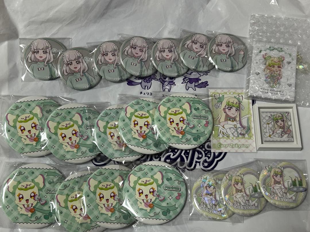 キミとアイドルプリキュア ズキューン ぷりん プリルン 缶バッジ その他セット キミとアイドルプリキュア なかよくショッピング 缶バッジ 田中ぷりん