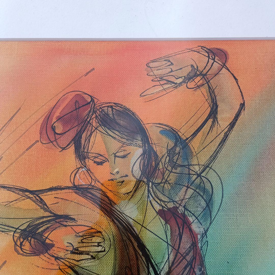 3517）頓宮隆輔 水彩画 「女性図」