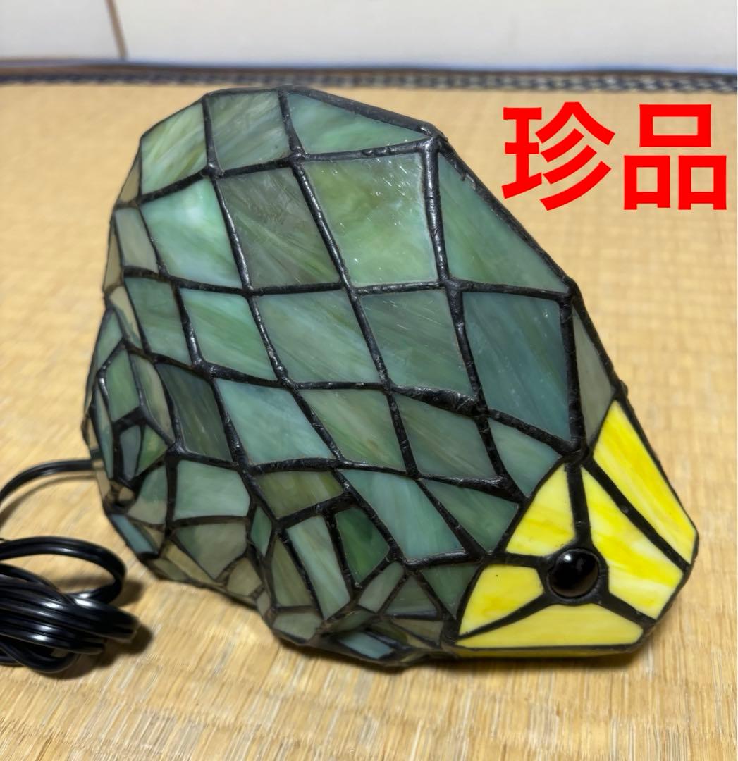 珍品 レア ハリネズミ ステンドグラス ランプ 74c9fa132ea777d2adeeaab57ebb0b