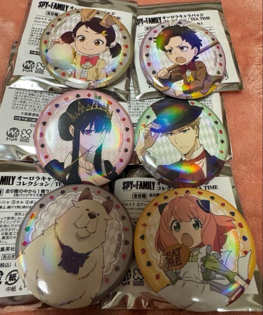 SPY×FAMILY オーロラ キャラバッジコレクション TEA TIME SPY×FAMILY オーロラキャラバッジコレクション TEA TIME【全6種／BOX