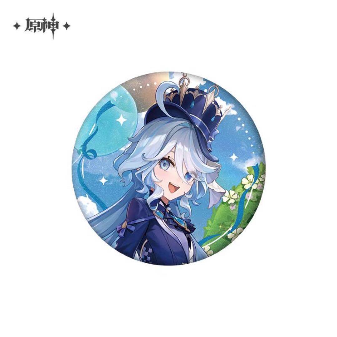 公式正規品 原神 フリーナ 三周年 缶バッジ - メルカリ