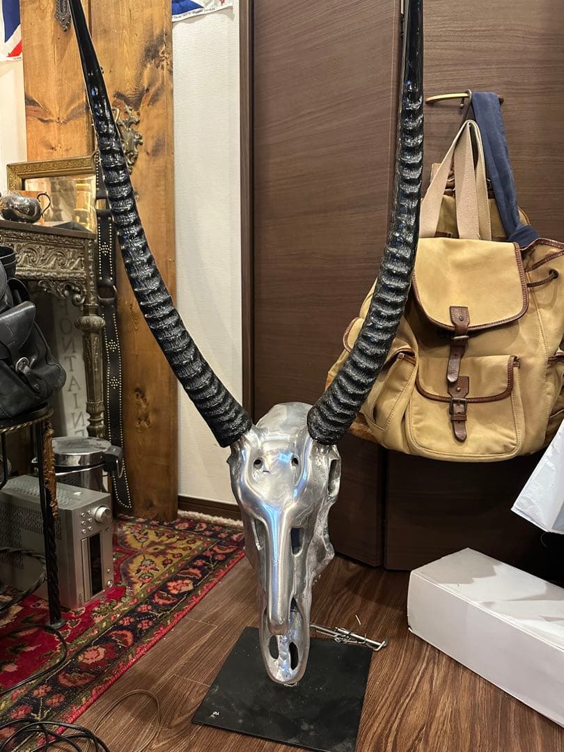 金属製動物頭部　アンティーク風　アルミ il_340x270.3478551294_qnwc.jpg