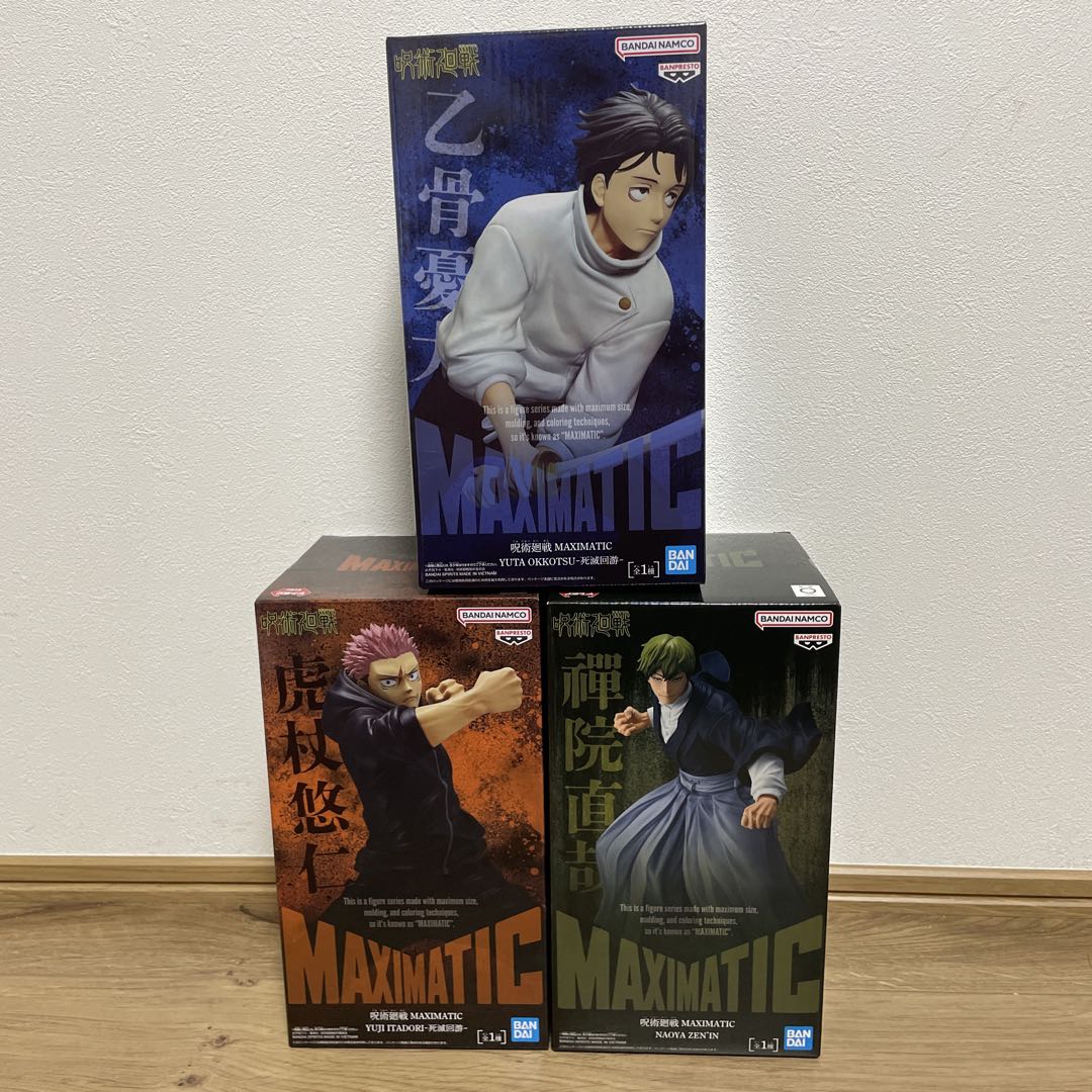 呪術廻戦MAXIMATIC フィギュア 3種セット新品未開封 - メルカリ