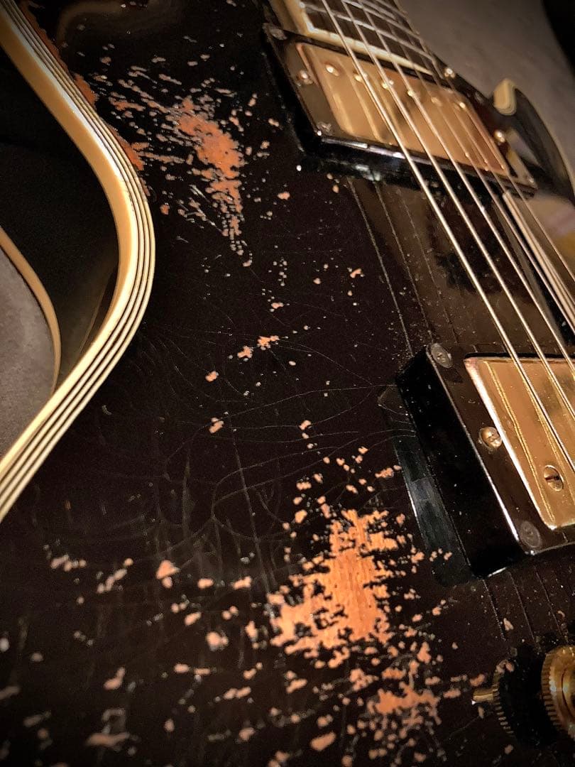 80's burny LesPaul custom 日本製フルカスタムエイジド - メルカリ