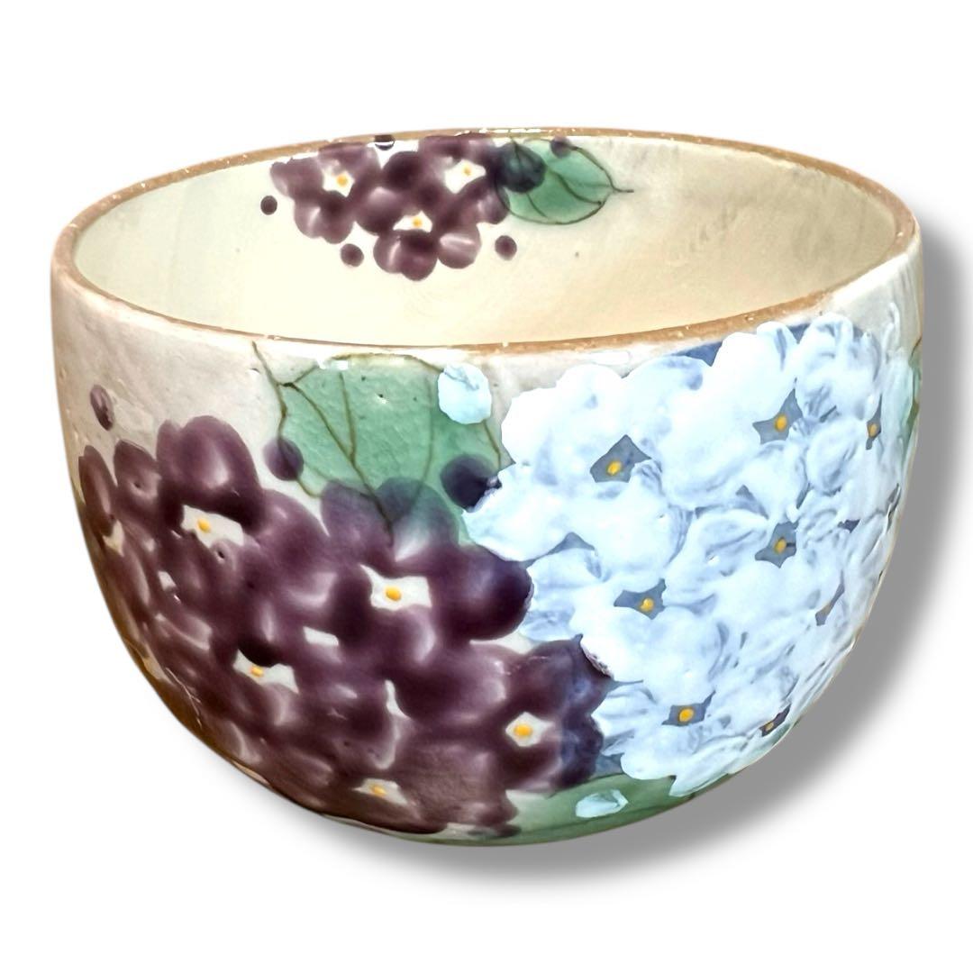 セール】《希少＆美品》 京焼 土渕陶あん 紫陽花 抹茶碗 茶道具 - メルカリ
