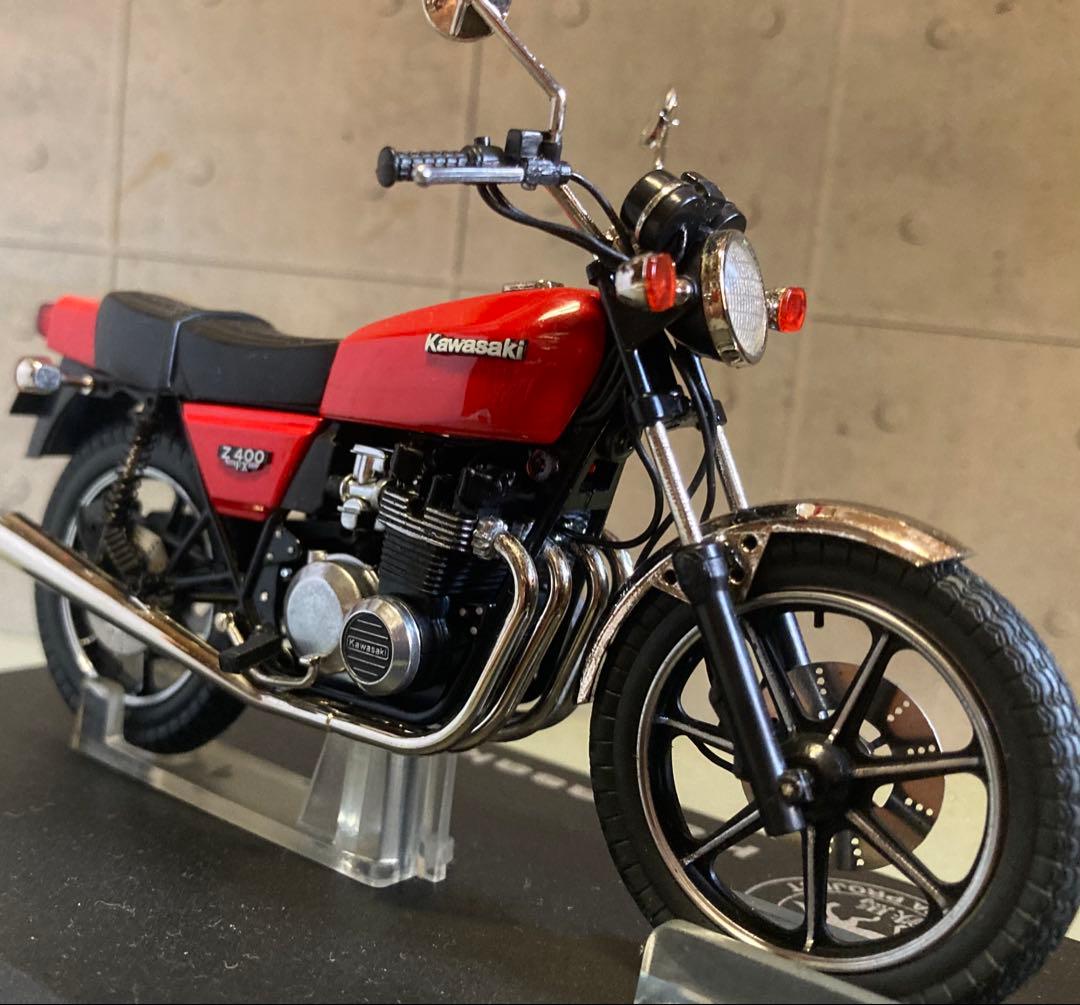 マルサン 鉄馬Kawasaki Z400FX 1/18スケールモデル - メルカリ