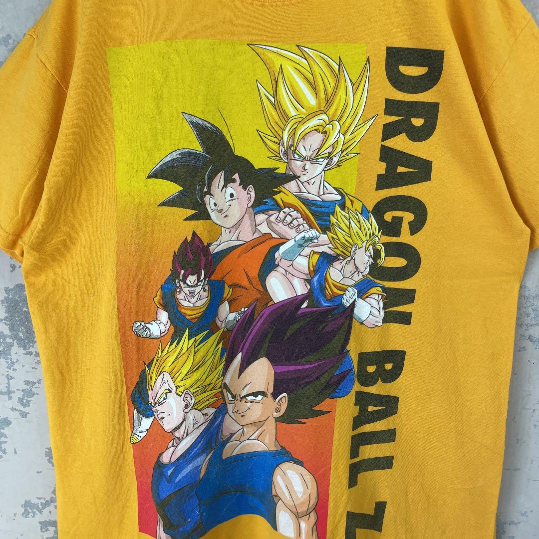 ドラゴンボールZ Tシャツ USAヴィンテージ イエロー アニメ - メルカリ