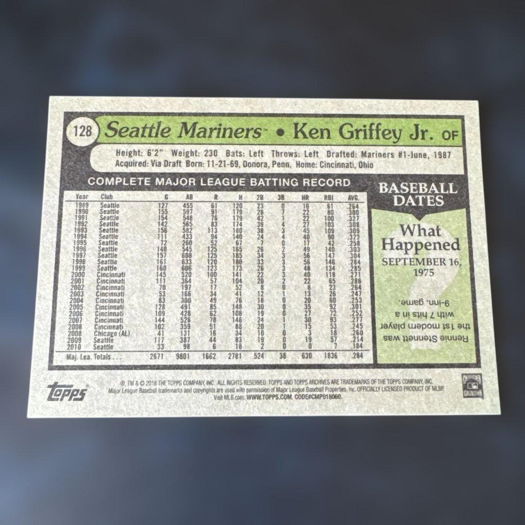TOPPS KEN GRIFFEY JR. ケングリフィー jr. - メルカリ