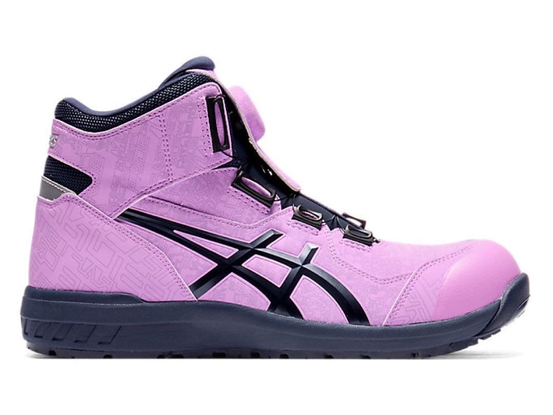 ASICS ピンク ハイカット安全靴26.5 - メルカリ