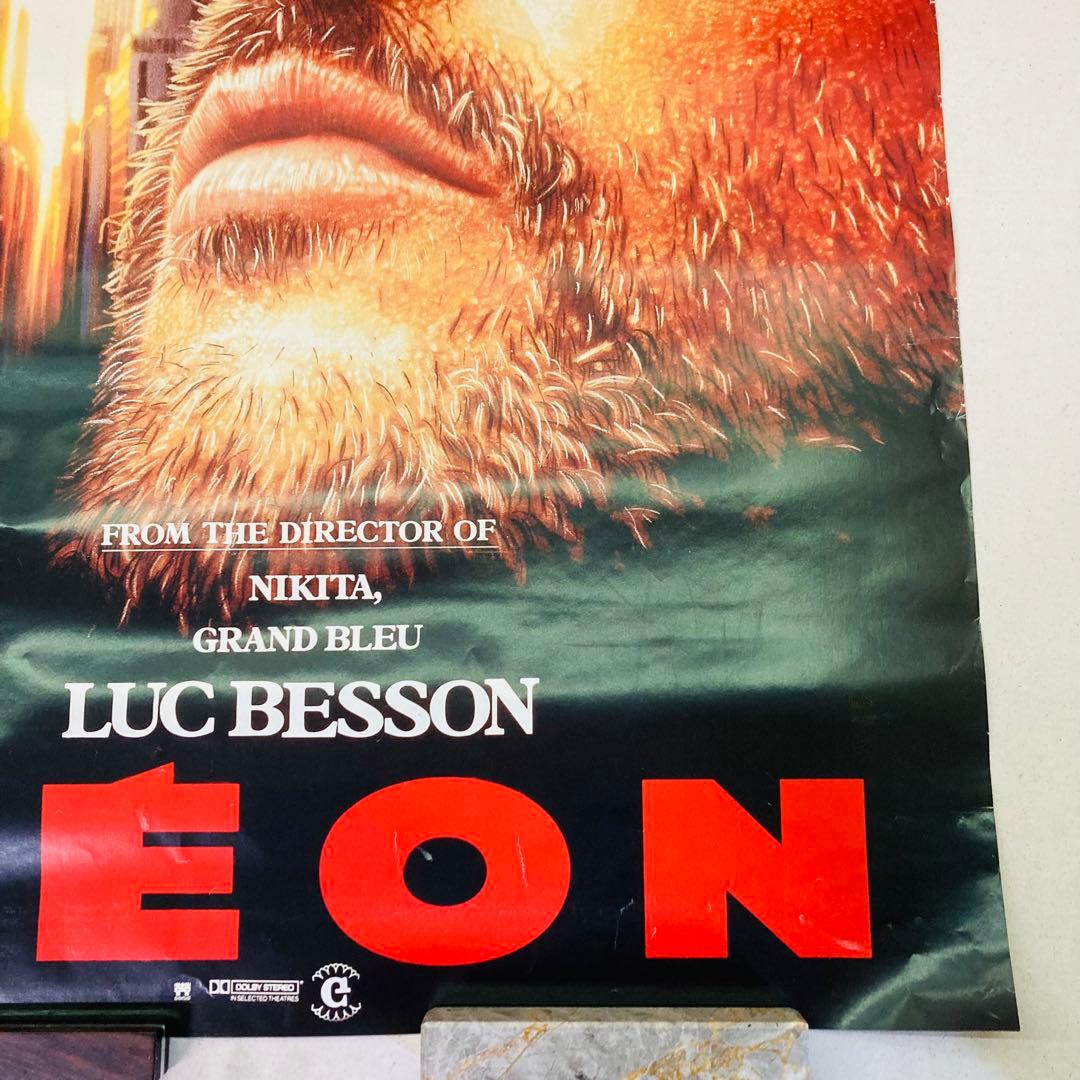 当時物】映画 LEON レオン ジャン・レノ ポスター 希少 レトロ S1