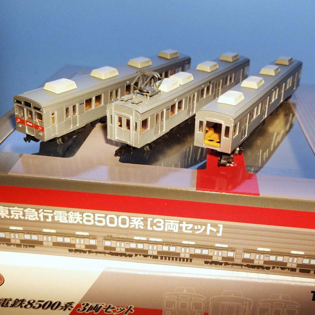 【週末値下】 東急8500系　鉄コレ＋N化部品フルセット６輌【新品未組立】 週末値下】 東急8500系 鉄コレ＋N化部品フルセット6輌【新品未組立