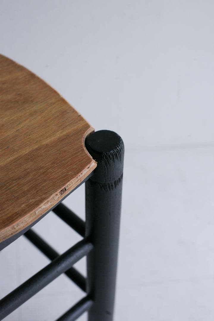 フランス 丸スツール 花台 展示台 ブロカント 丸椅子 古家具 - メルカリ