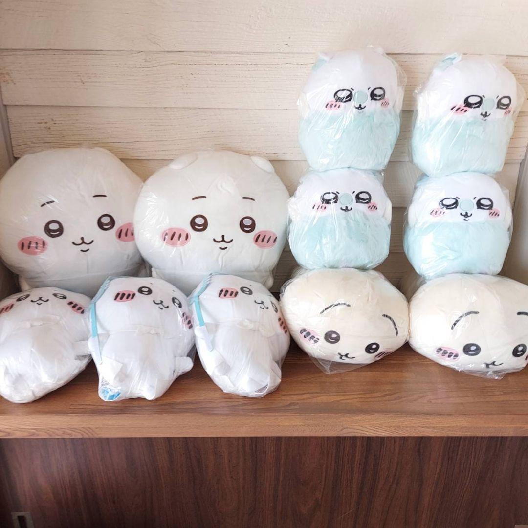 ちいかわ　モモンガ　ハチワレ　ぬいぐるみ　まとめ売り ちいかわ ぬいぐるみ まとめ売り ハチワレ うさぎ モモンガ - メルカリ