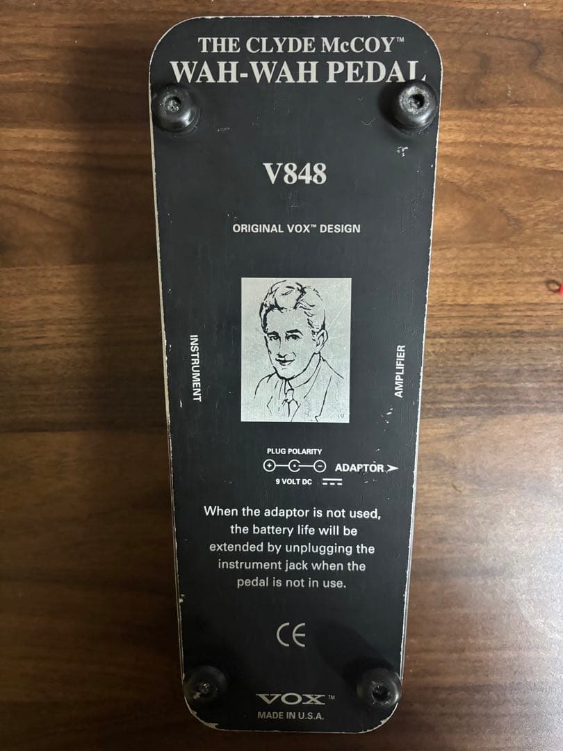 Vox Clyde McCoy ワウペダル wah2 type 1638 OPT VOX Amps USA | Real