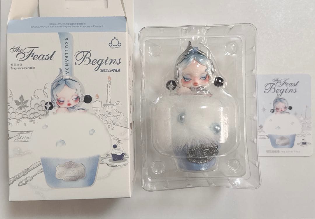 正規品】スカルパンダ サシェ フレグランス ペンダント シルバー