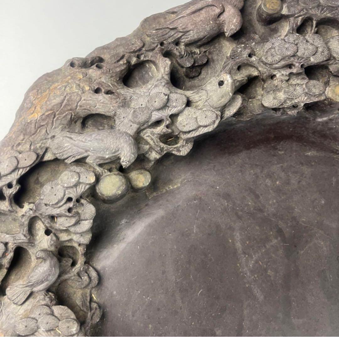 中国 硯 古美術 大型 約11.5kg 文房具 墨硯 書道具 石硯 y609 - メルカリ