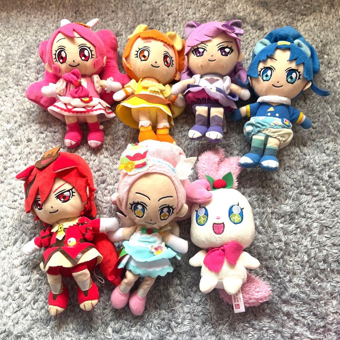 キラキラ⭐︎プリキュアアラモード キュアフレンズ ぬいぐるみ 7点