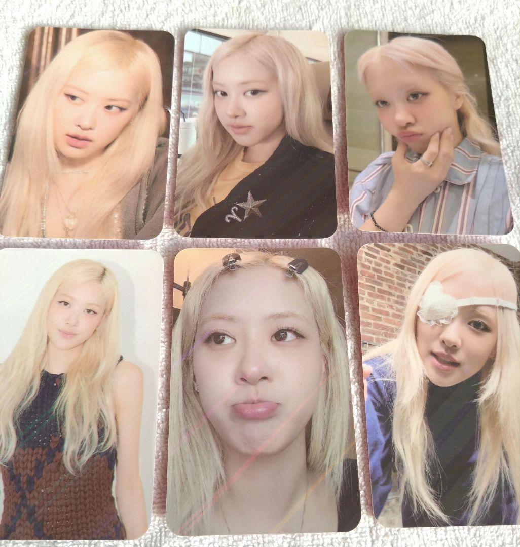 BLACKPINK ロゼ ROSE トレカ 韓国限定 6枚セット No.703 - メルカリ
