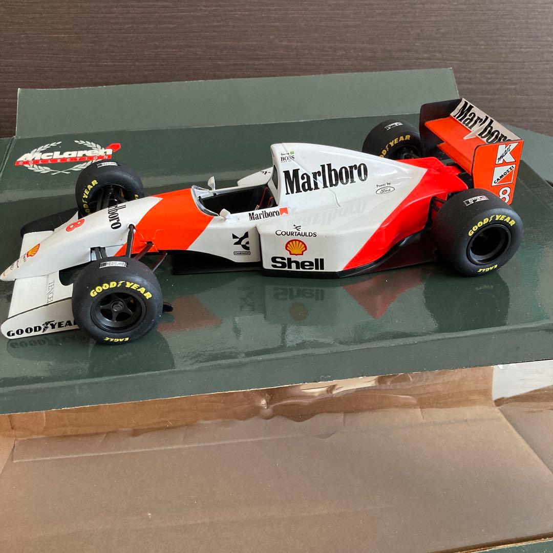 ミニカー McLaren Marlboro MP4/8 FORD HB D7 1/18 楽天市場】ミニチャンプス 1/18 マクラーレン フォード MP4/8 優勝