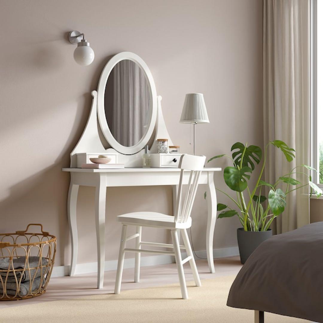 最終価格 （引き取り専） 木製 IKEA ドレッサー 化粧台 - メルカリ