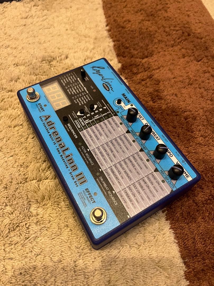 Roger Linn Adrenalinn III アドレナリン Roger Linn AdrenaLinn III Guitar Pedal Multi FX Drum Box Tested w