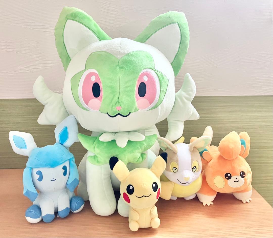 ポケモンセンター限定ぬいぐるみ 等身大ニャオハ ミックスオレ