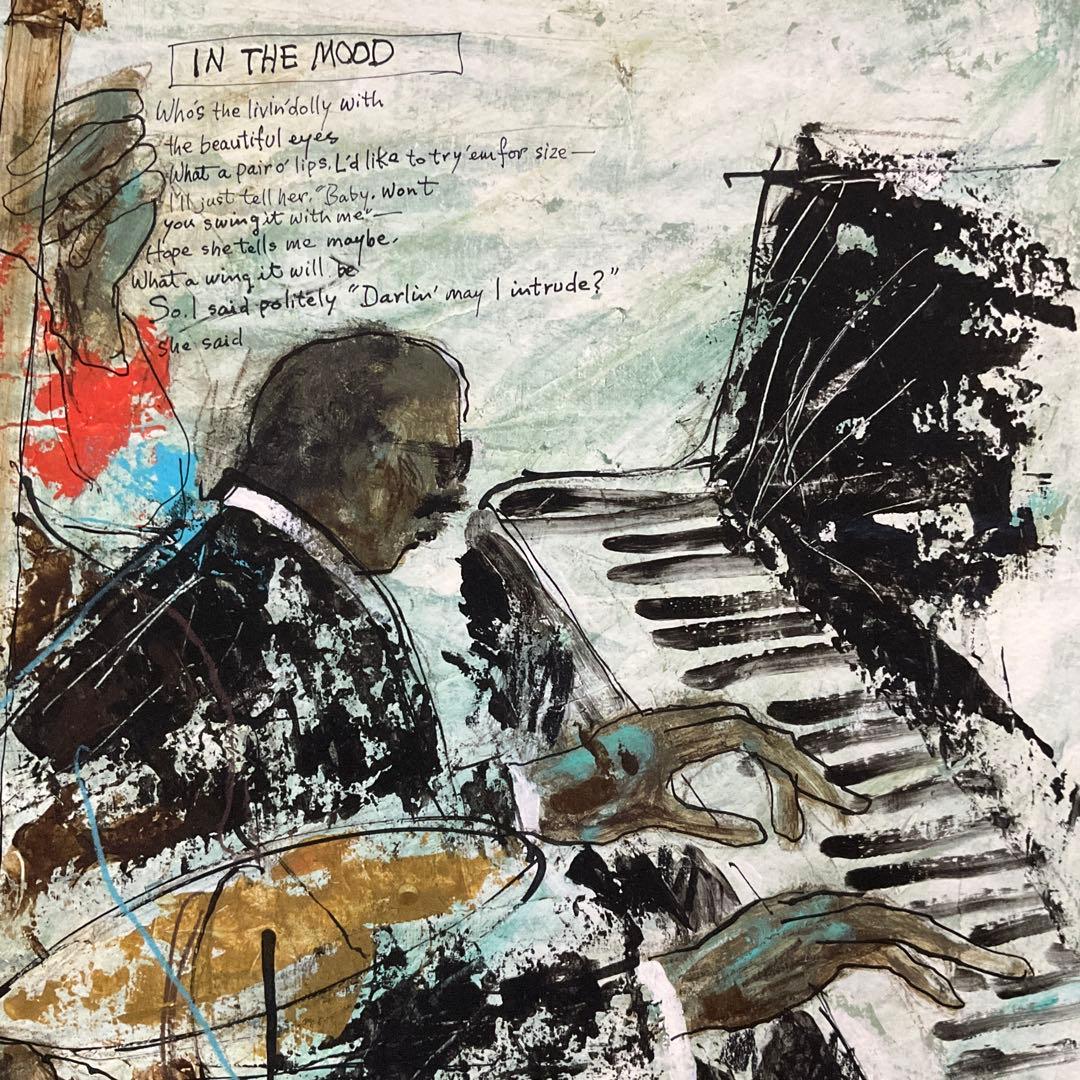 絵画・額縁・版画・津田耕・新品未使用・JAZZ・Excite・美術品