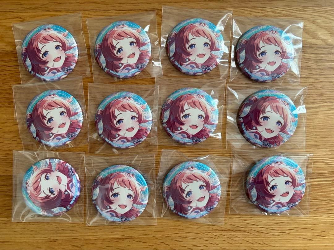 学園アイドルマスター Re;IRIS 雨上がりのアイリス 花海咲季 缶バッジ