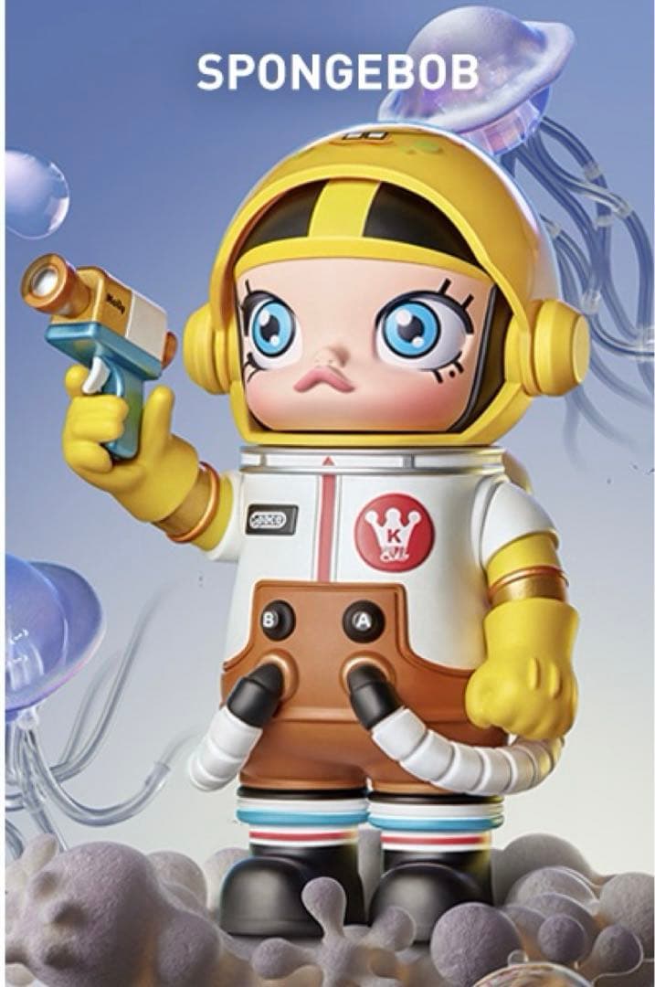 POPMART SPACE MOLLY 100% スペース モリー スポンジボブ - メルカリ