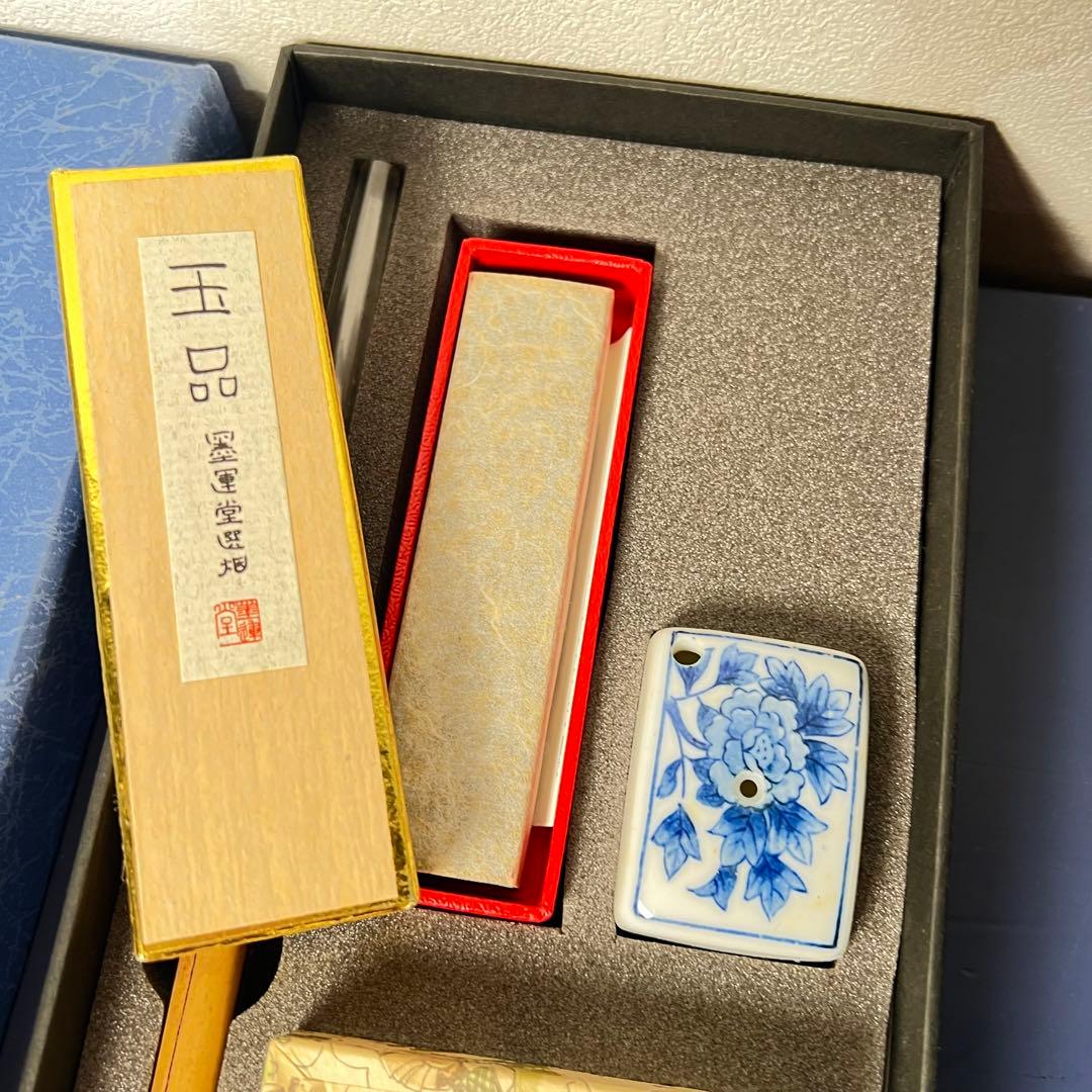 新品未使用】玉墨 天然石 和同硯 小筆書道セット - メルカリ