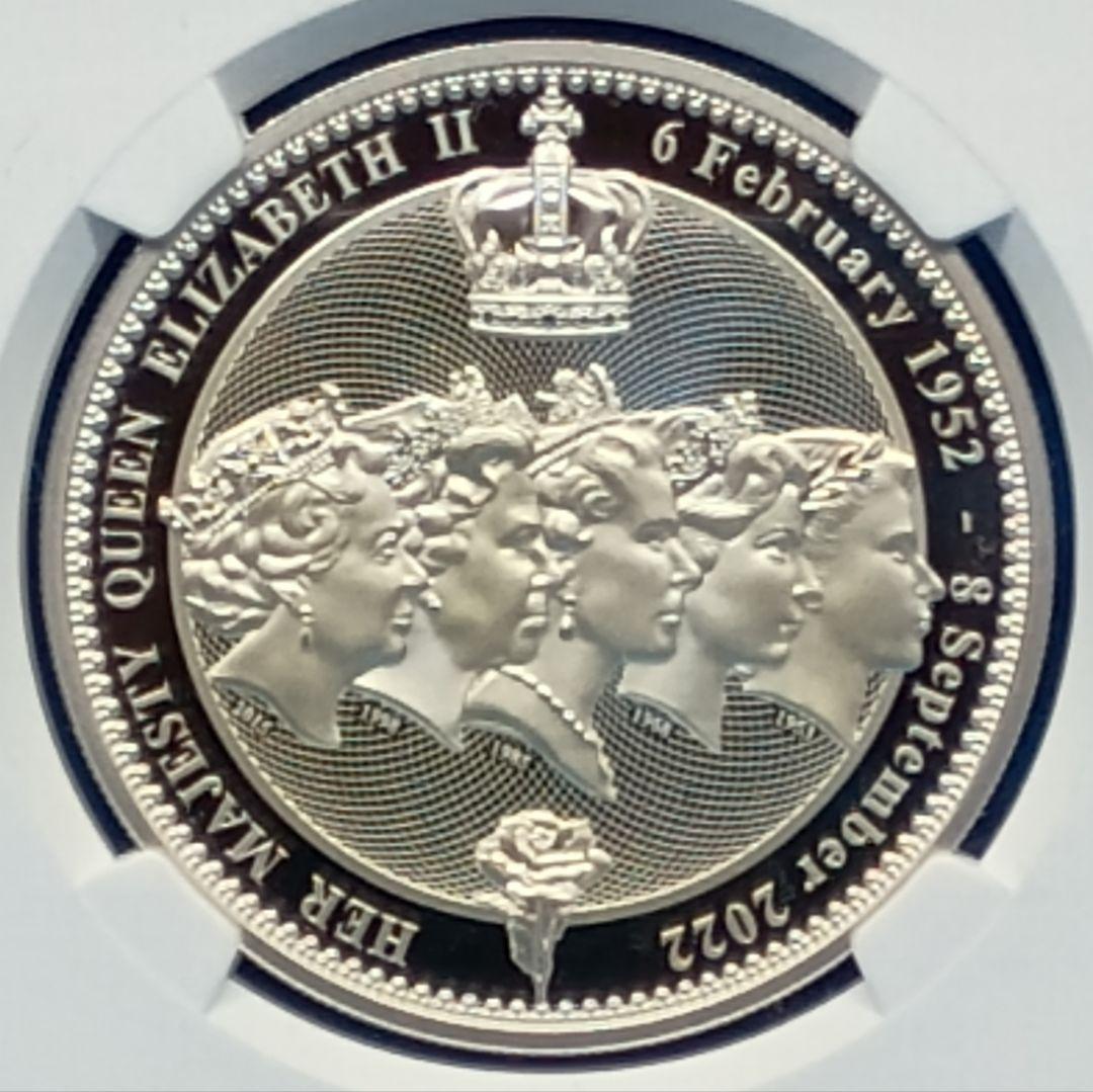 2022 ニウエ エリザベス女王 追悼記念 $2.5 銀貨 NGC PF70UC - メルカリ