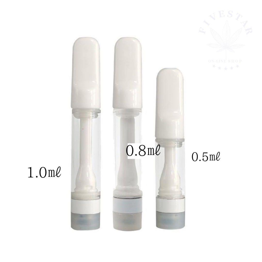 アトマイザー 交換用 510 カートリッジ 0.5ml 100本 白