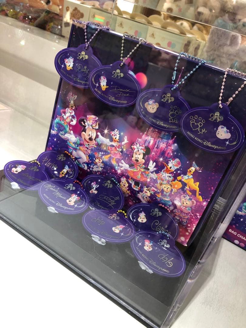 未開封】香港ディズニー20周年記念 バッグチャーム 11個セット