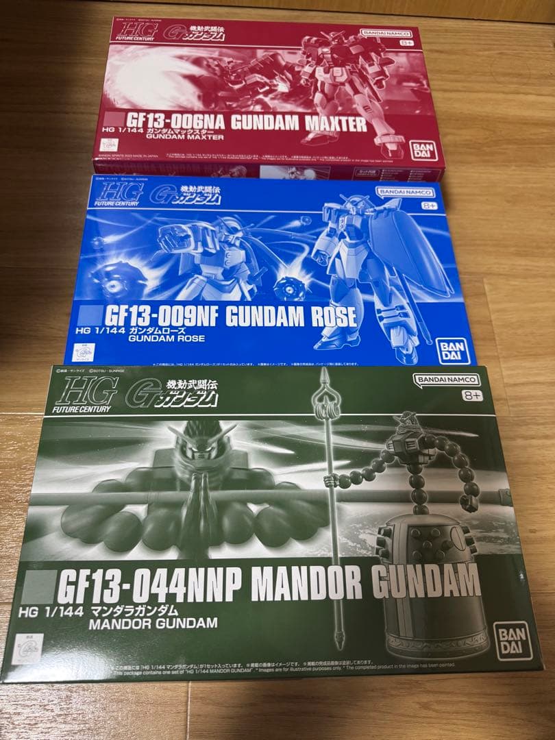HG ガンダムマックスター ガンダムローズ マンダラガンダム　セット HGガンプラ「ガンダムローズ」「マックスター」が再販！プレバンで8月