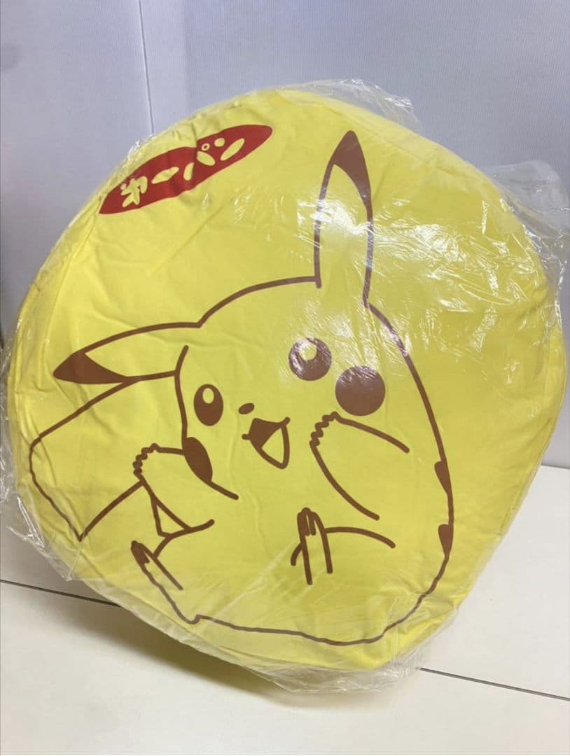 レア　第一パン　ポケモンパン　当選品　ピカチュウ　巨大蒸しケーキ　クッション レア 第一パン ポケモンパン 当選品 ピカチュウ 巨大蒸しケーキ