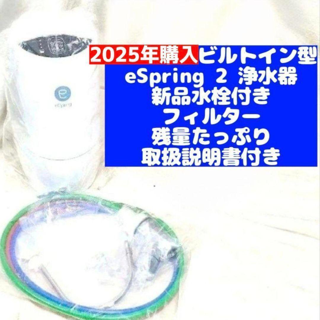 アムウェイ 新品水栓付き 2024年製ビルトイン型 eSpring 2 浄水器@ 浄水器II（ビルトイン型 5年保証付き）) ：Amway(日本アムウェイ